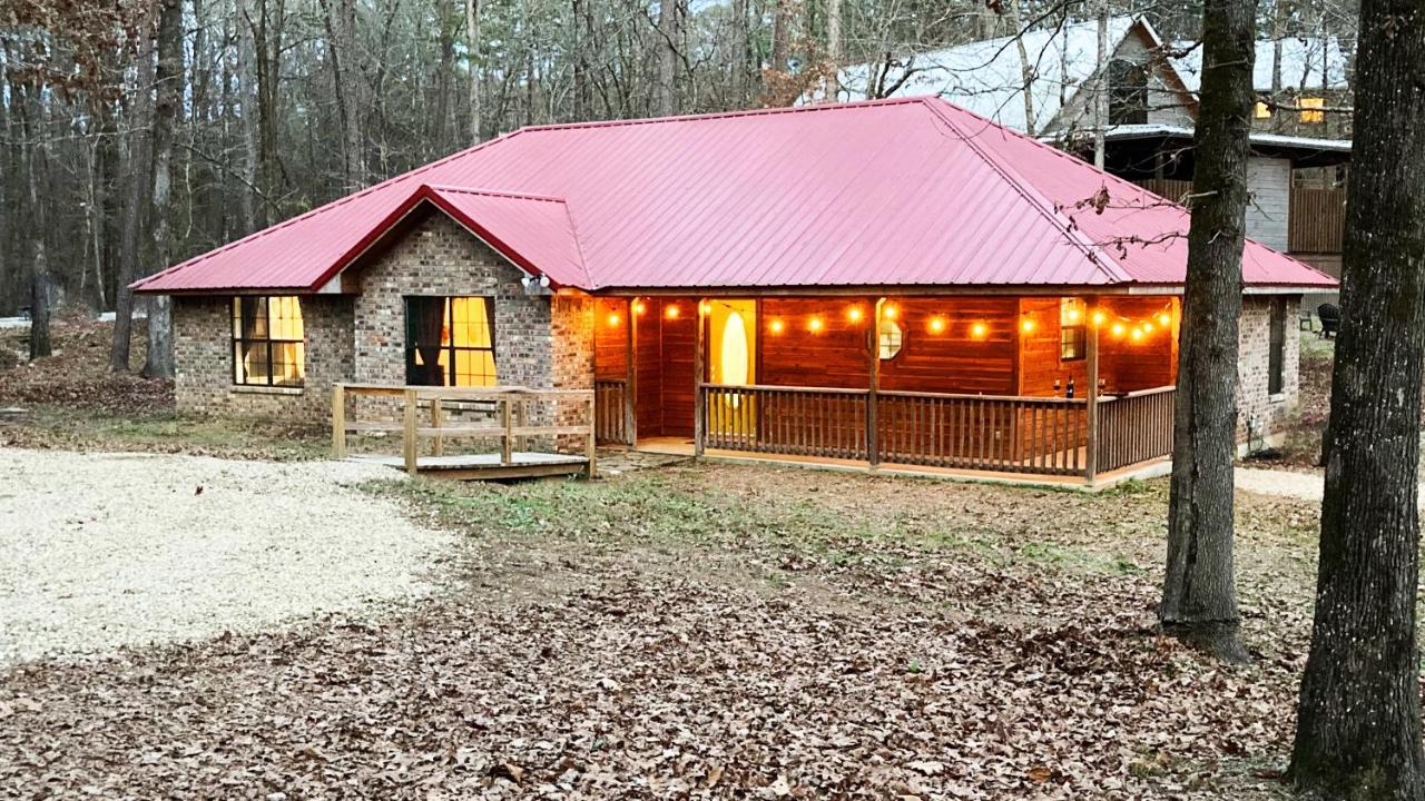 3Bd Cabin Family Fun Arcade Games Fire Pit 5 Min From Lake Fishing Hunting ブロークン・ボウ エクステリア 写真