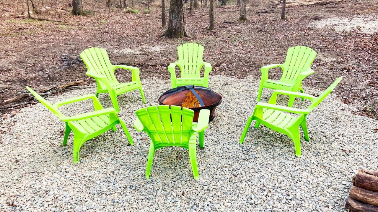 3Bd Cabin Family Fun Arcade Games Fire Pit 5 Min From Lake Fishing Hunting ブロークン・ボウ エクステリア 写真